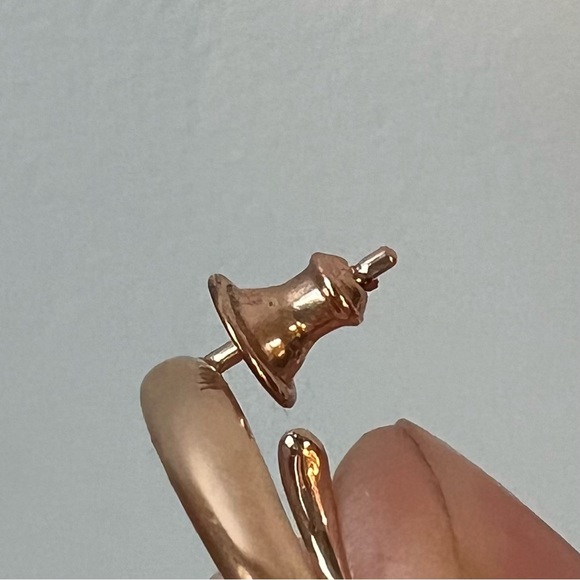 Monica Vinader Nura Reef Wrap Earrings 18ct Rose Gold Vermeil - Picture 5 of 6